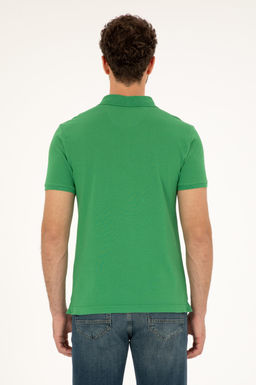 U. S. Polo Assn / Мужская зеленая базовая футболка - U.s. polo assn фото 12