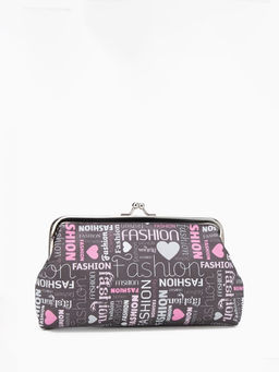 Косметичка на фермуаре, серая