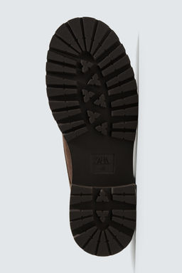 LEATHER SMART SHOES - Zara фото 7