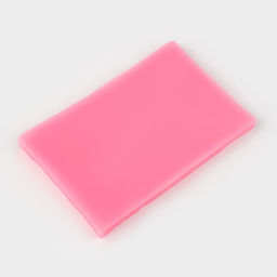 Молд для заливки Доляна «Листья», силикон, 9.5×6.3 см, розовый