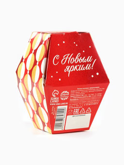 Цена за 2 шт. Печенье с предсказаниями в коробке Яркого Нового года, 6 г