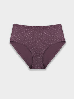 Цена за 2 штуки! Трусы макси женские фиолетовые в горошек - Mark formelle фото 8