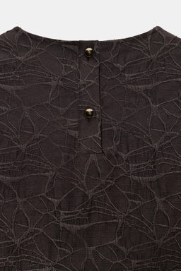 TOP GLOBO PEPLUM / Marr?n - Zara фото 8