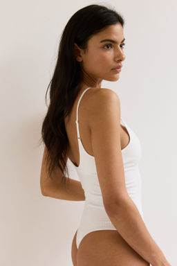 Body tanga con copas acolchadas Seamless - H&m фото 8