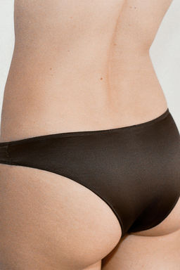 SATIN LACE BRIEFS - Zara фото 5