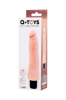 Реалистичный вибратор TOYFA A-Toys Lank, TPE, телесный, 20 см