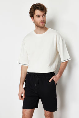 TRENDYOL MAN Siyah Regular/Normal Kesim Basic Sort TMNSS24SR00026 - Trendyolmilla фото 4