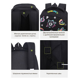 RG-663-14 Рюкзак школьный с обвесом - Grizzly фото 15