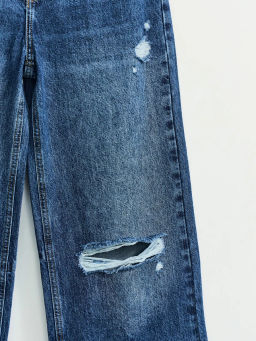 Джинсы wide leg с высокой посадкой / Zarina  фото 8