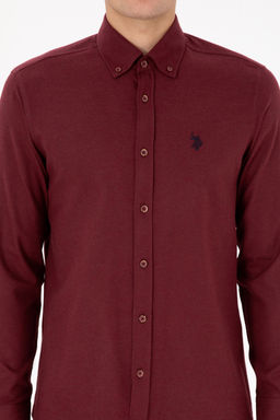 Erkek Bordo Uzun Kollu Basic G_mlek Sepette S_rpriz _ndirim - U.s. polo assn фото 13