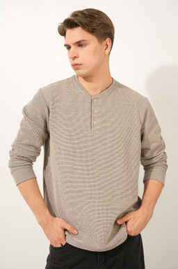 Мужской лонгслив на пуговицах Happyfox