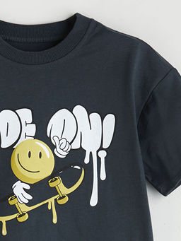 Bisiklet Yaka Erkek Bebek Ti??rt ve Pantolon 2li