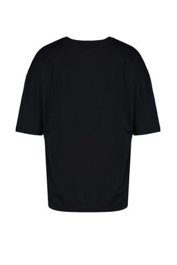TRENDYOL MAN Siyah Basic Bisiklet Yaka Oversize/Genis Kesim K?sa Kollu T-Shirt TMNSS22TS0317 - Trendyolmilla фото 15