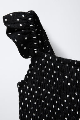 POLKA DOT PANEL DRESS - Zara фото 3