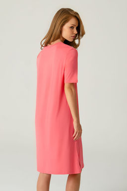 Арт. 8608 Туника женская 42-50 (5 шт) Цвет:коралловый - Калинка фото 21