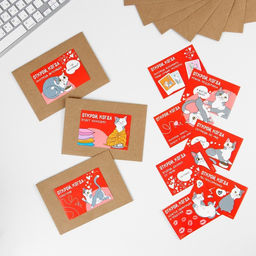 Конверты с наклейками «Открой, когда...», набор 10 шт., 16×11.5 см