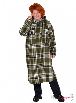 Рубашка-пальто Модель №2092 размеры 44-84 - Plusmoda фото 4