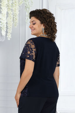 Платье Ninele 7431-Р темно-синий - Mira fashion фото 2096