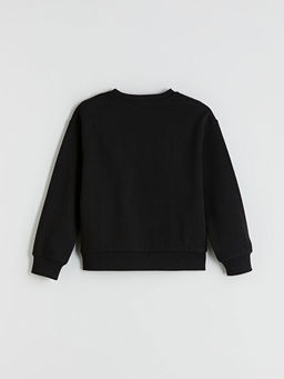 Bisiklet Yaka K?z ?ocuk Sweatshirt