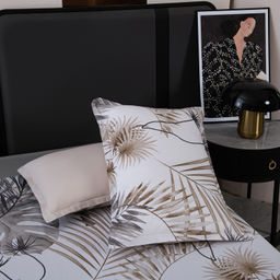 Комплект постельного белья на резинке Сатин Velouria Luxe с Одеялом VLR014 180*200*25;160*200*25;140*200*25 Евро 4 Наволочки