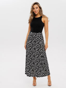 Юбка женская Ю-15 (кулирка) Тёмно-синий веер - Elenatex фото 7