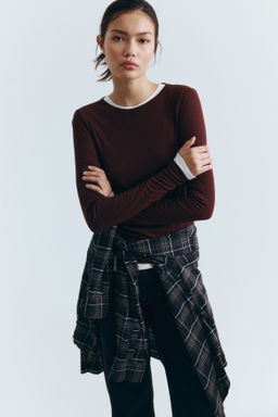 Top en mezcla de lana - H&m фото 5