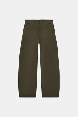 ZW COLLECTION BALLOON TROUSERS - Zara фото 5