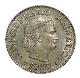 10 раппенов 1930 года Швейцария