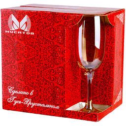 ME419-05 Набор 6 бокалов д/шампанского Золотистый мёд 190 мл(х4) - Mayer&boch фото 2