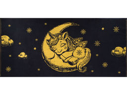 Полотенце махровое 6с102.411ж1 На луне(т.желтый) 67х150см