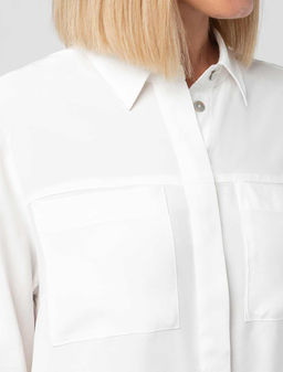 VILATTE / Блузка из вискозы с лиоцеллом  фото 3