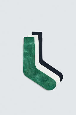 CALCETINES RIB COMBINADOS PACK 3 AARON LEVINE X ZARA / 777