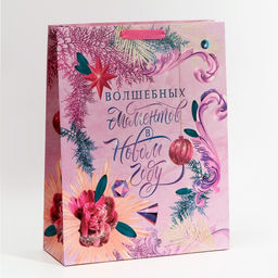 Пакет ламинированный вертикальный Волшебных моментов, L 31 40 11,5 см