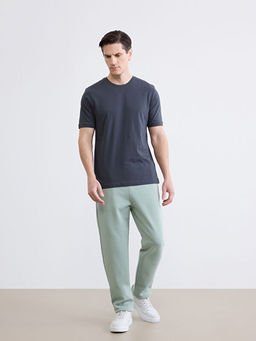 Bisiklet Yaka Penye Erkek Ti??rt