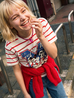 Minnie Mouse Bask?l? K?z ?ocuk Ti??rt - Waikiki фото 3