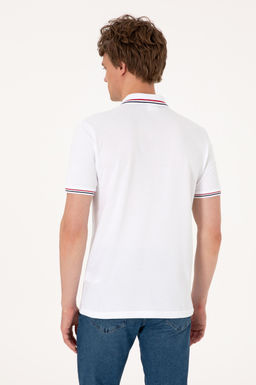 Erkek Beyaz Basic Ti__rt Sepette S_rpriz _ndirim - U.s. polo assn фото 5
