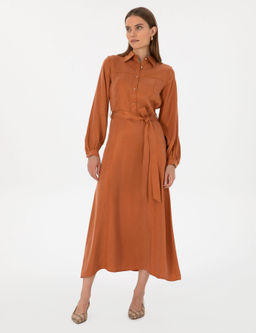 Tar__n Comfort Fit Dokuma Elbise - Pierre cardin фото 3