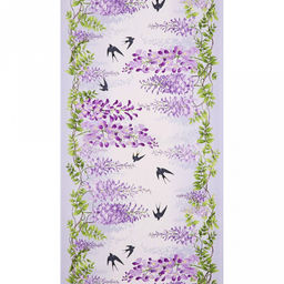 Дорожка столовая, сервировочная 50х180см "Акация", хлопок "Премиум" 236г/м2, упаковка классическая 28х41см, "Домашняя мода" (Россия)