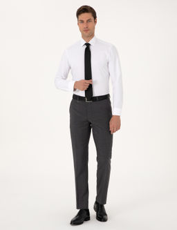 F_me Slim Fit Y_n Kar___ml_ Kuma_ Pantolon