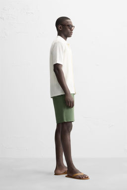 OPENWORK KNIT SHIRT