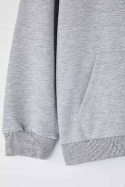 Siyah-Gri 2li Pamuklu Regular Basic Erkek Cocuk Orme Sweatshirt TKDAW26SW00055 - Trendyolmilla фото 7