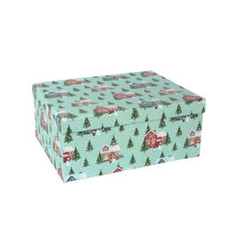 Коробка подарочная Прямоугольная 10 штук набор Новый год / M10-107 /уп 6/ - ГалеонТрейд фото 2