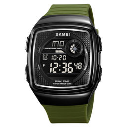 Часы наручные Skmei мужские электронные 2208army-green