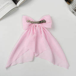 Цена за 2 шт. Заколка - автомат для волос «Джулия», 24×12 см, розовая