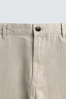 PANTAL?N FLUIDO STRAIGHT FIT / Gris perla - Zara фото 9