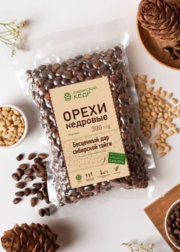 Орех кедровый в скорлупе, 300 г