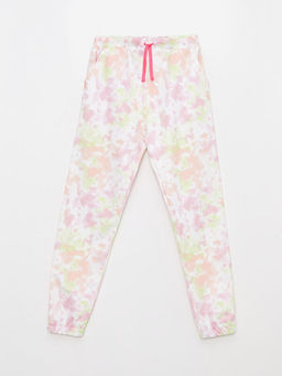 Kap??onlu Bask?l? Uzun Kollu K?z ?ocuk Sweatshirt ve E?ofman Alt? - Waikiki фото 3