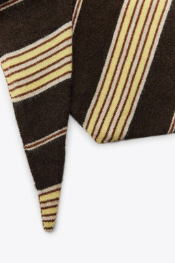 STRIPED KNITTED BANDANA - Zara фото 5