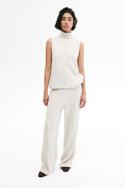 Sueter de cuello alto sin mangas - H&m фото 2