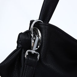 Сумка-тоут на молнии, 2 наружных кармана, цвет чёрный - Simaland фото 5